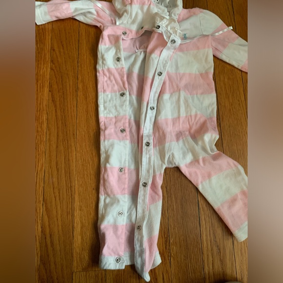 Vintage Ralph Lauren baby girl striped onesie size 9 months - Picture 8 of 8